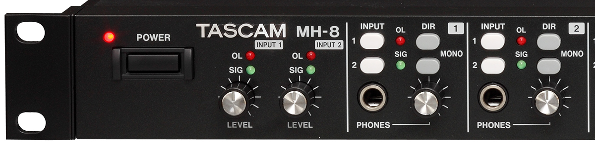 TASCAM MH-8 ヘッドホンアンプ MH-8 | ヘッドホンアンプ | TASCAM(日本)
